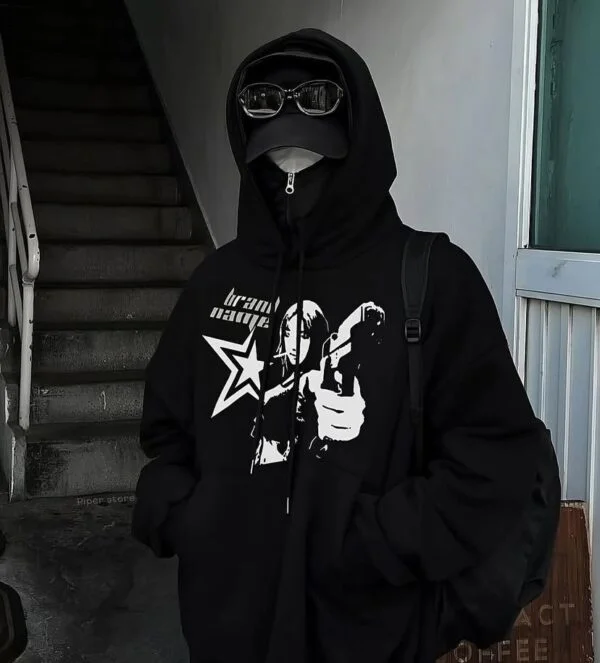 "Brand Name" Hoodie - Image 2