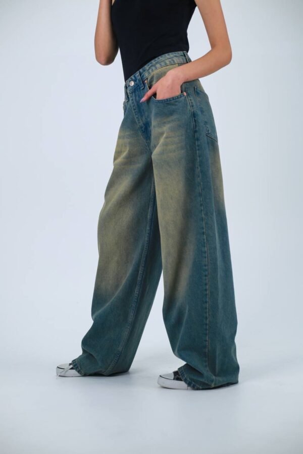 Retro Washed Baggy Jeans