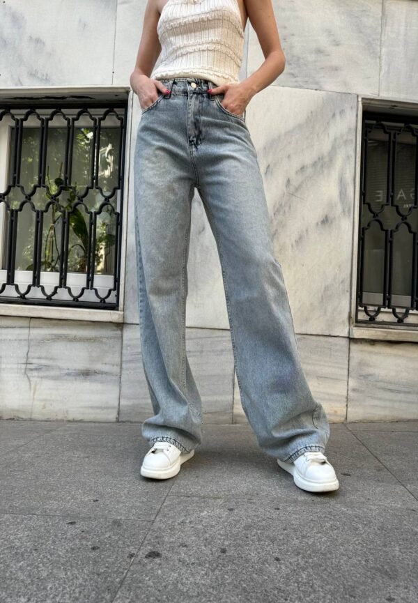 Light Wash Blue Jeans - Image 4