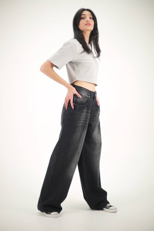 Black Baggy Jeans - Image 3