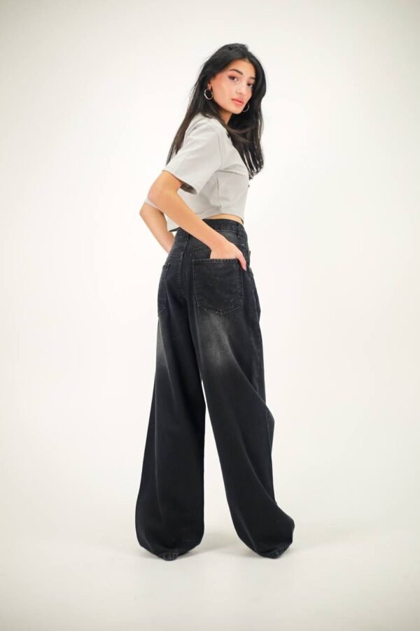 Black Baggy Jeans - Image 4