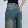 Retro Washed Baggy Jeans - Image 3