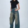 Retro Washed Baggy Jeans - Image 6