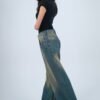 Retro Washed Baggy Jeans - Image 7