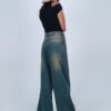 Retro Washed Baggy Jeans - Image 8