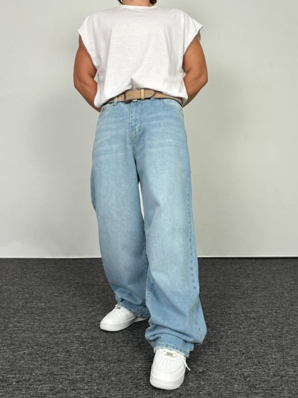 Light Blue Baggy Jeans - Men