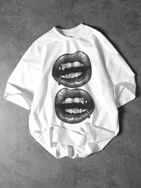 Lips Print T-shirt