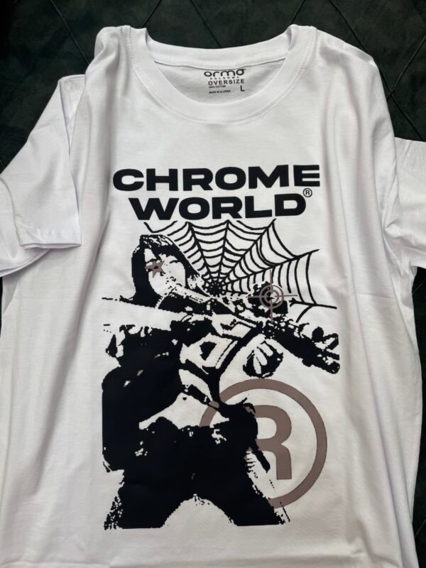 “Chrome World” T-shirt