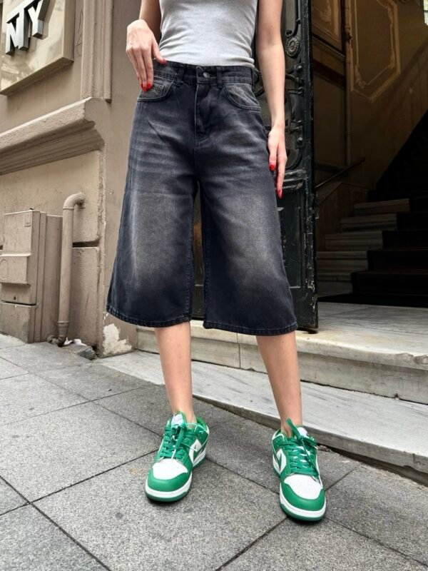 Black Baggy Jorts - Image 2