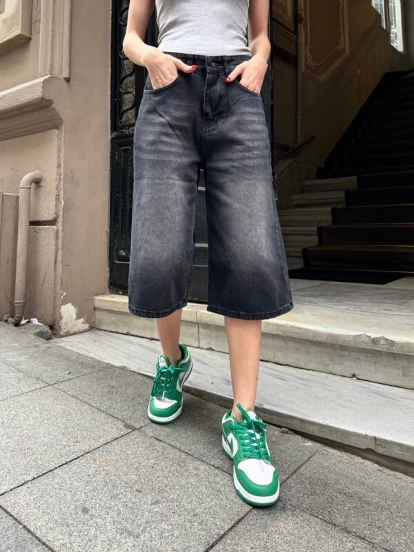 Black Baggy Jorts - Image 3