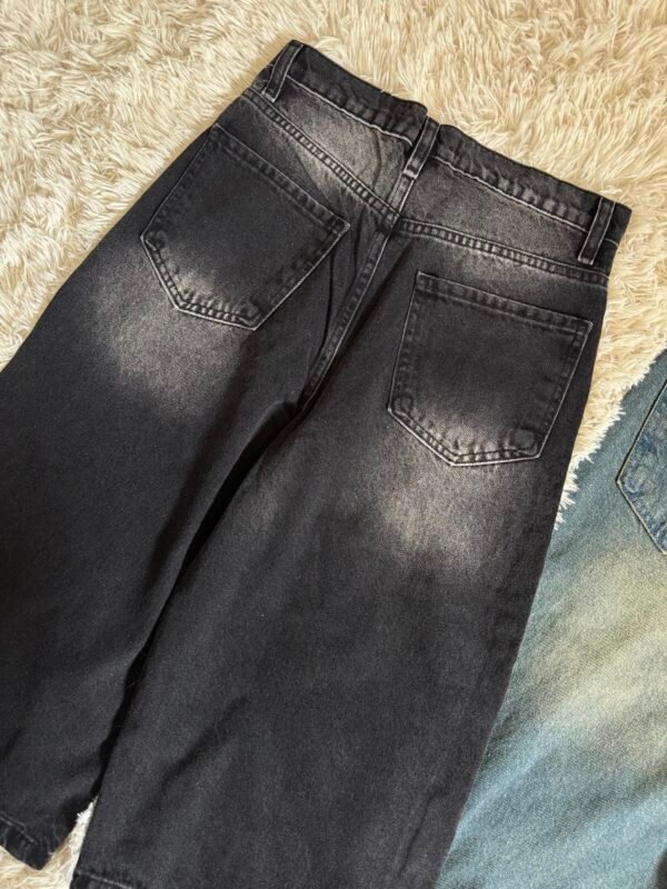 Black Baggy Jorts - Image 2