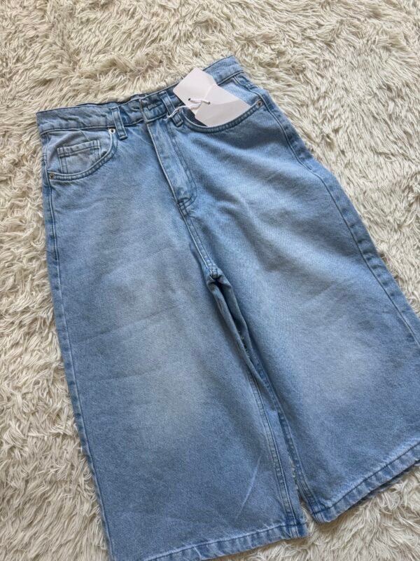 Light Blue Baggy Jorts - Image 4