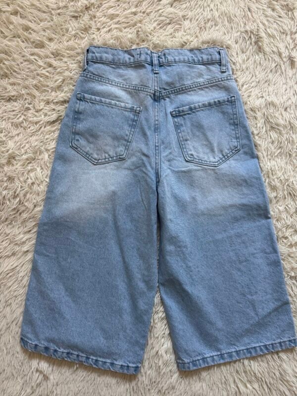 Light Blue Baggy Jorts - Image 2