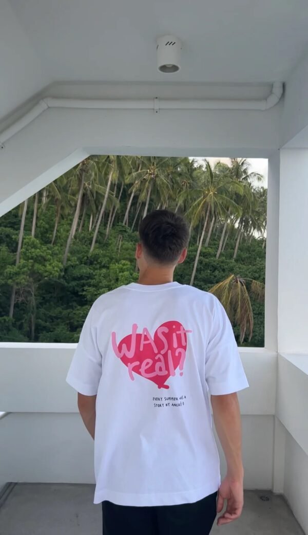 “Was it real?” T-shirt - Image 2