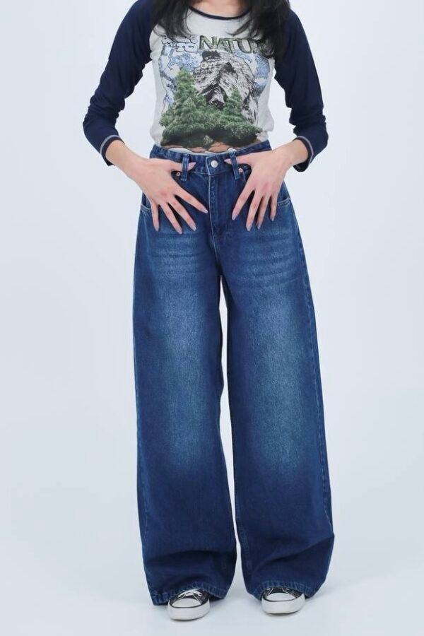 Blue Baggy Jeans - Image 7