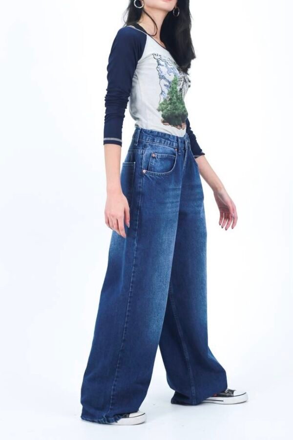 Blue Baggy Jeans - Image 6